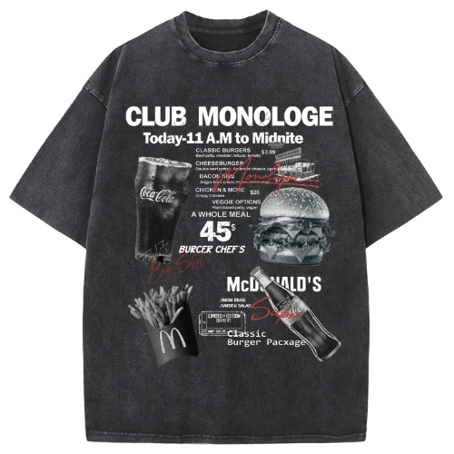 Vintage Fast Food Washed T-Shirt