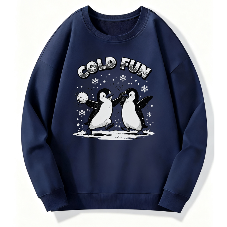 Cold Fun Penguin Sweatshirt - Image 3