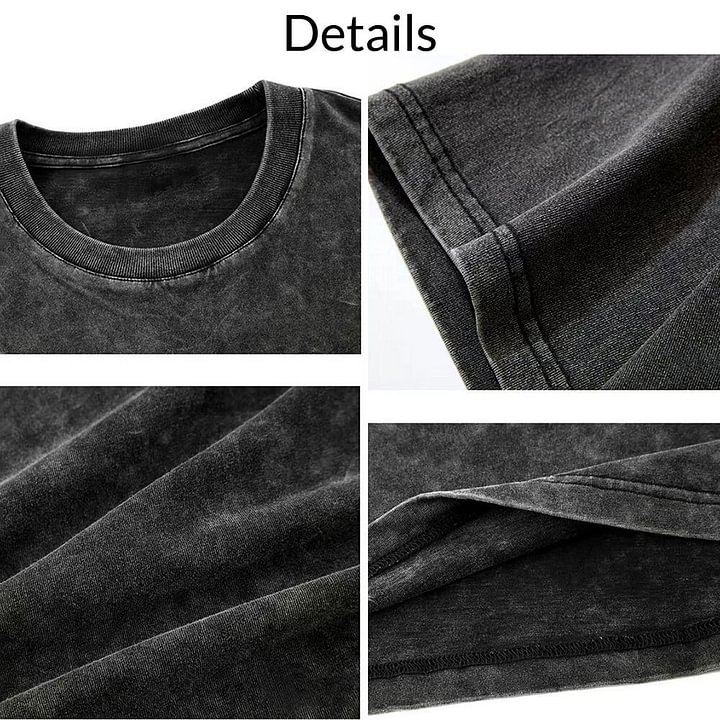 Vintage Rock Washed T-Shirt - Image 4