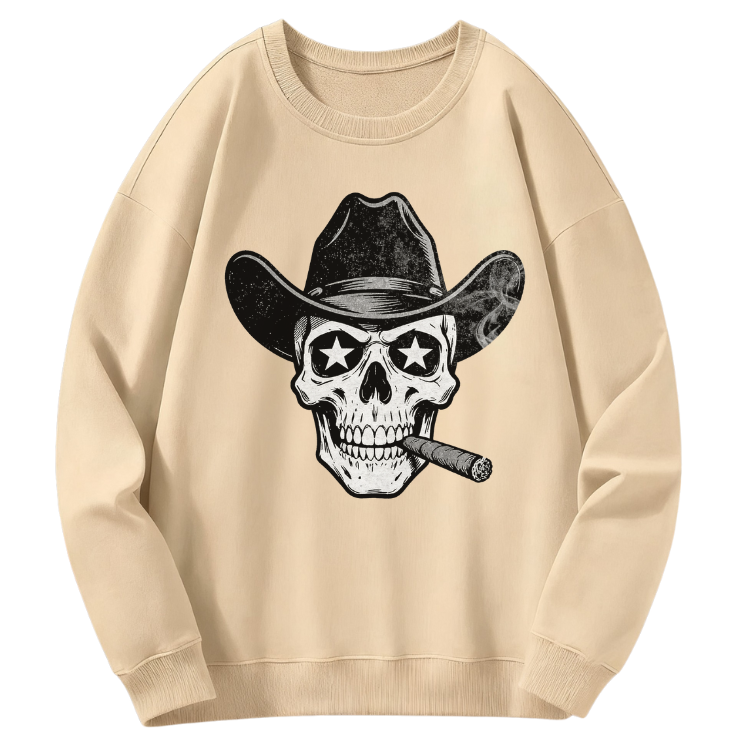 Western Skull Rock Sweatshirt - Image 4