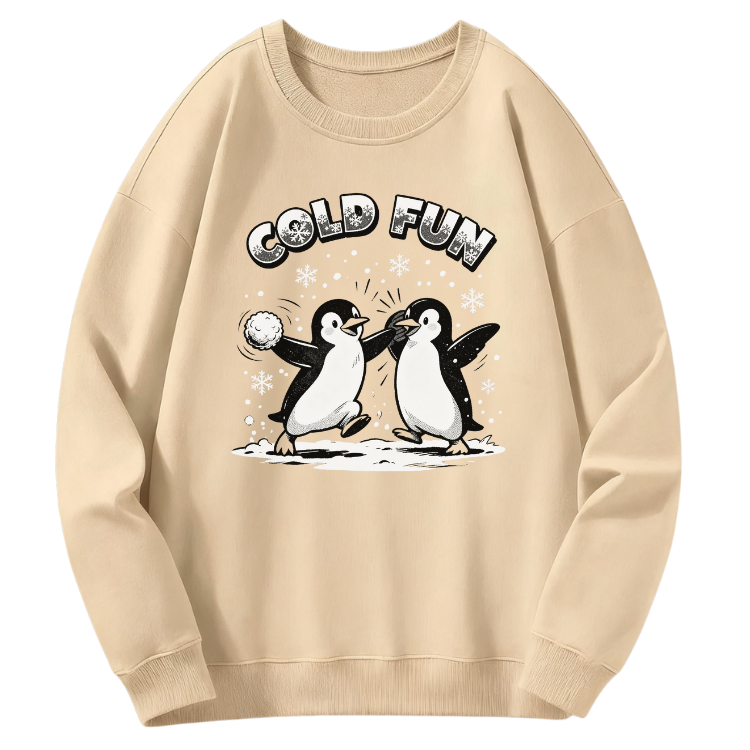 Cold Fun Penguin Sweatshirt - Image 4