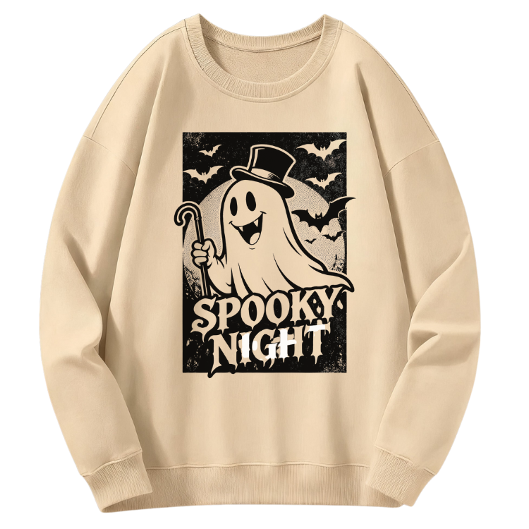 Spooky Ghost Night Sweatshirt - Image 4