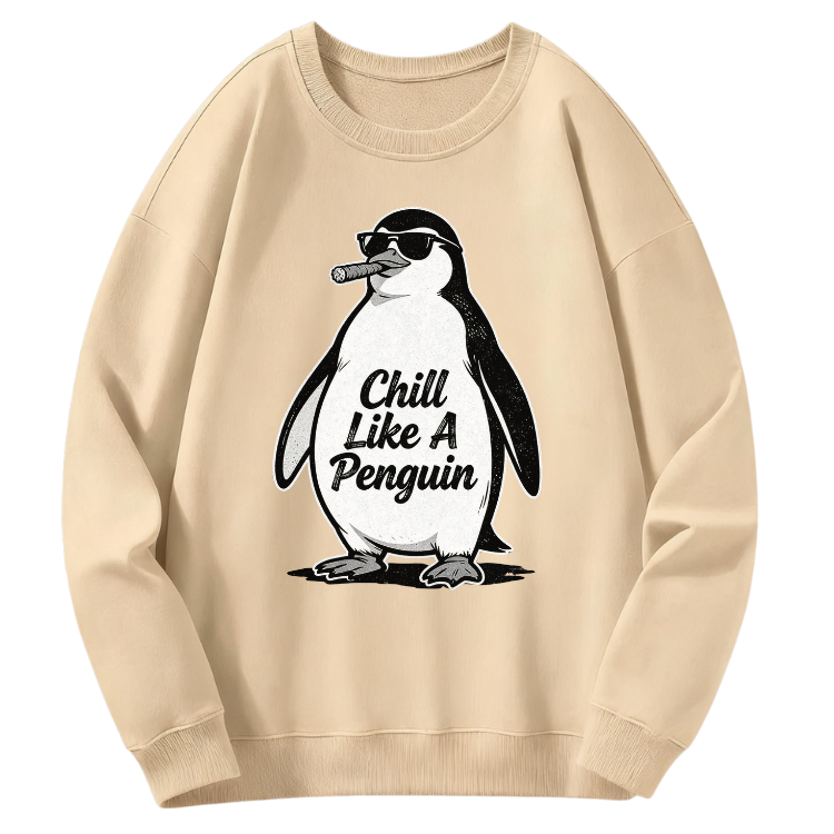 Chill Like A Penguin Sweatshirt - Image 4